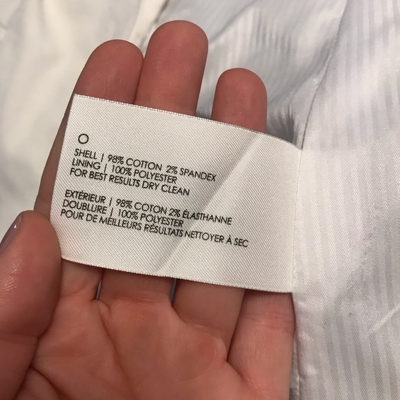 White structured Club Monaco vest - Picture 3 of 3